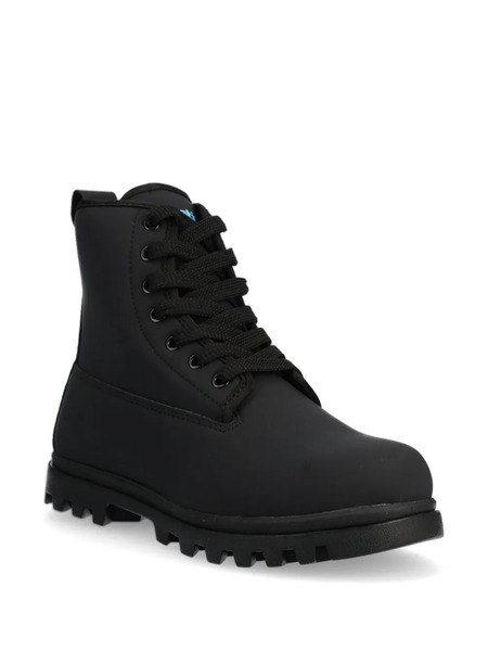 Native Lace-up Lug-sole Boots - Black 