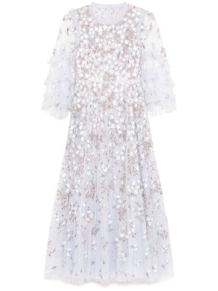  Needle & Thread Everett Bloom Gown - Blue 