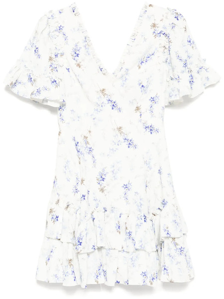  Needle & Thread Floral-print Dress - White 