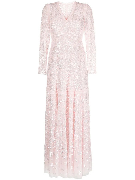  Needle & Thread Isabella Sequin-embellished Dress - Pink 