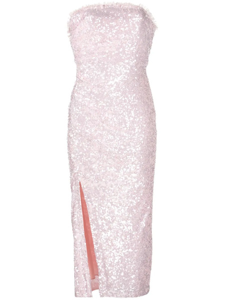  Needle & Thread Stellar Gloss Sequin-embellished Strapless Gown - Pink 