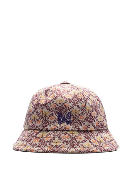 Needles Arabesque-pattern Bucket Hat - Red 