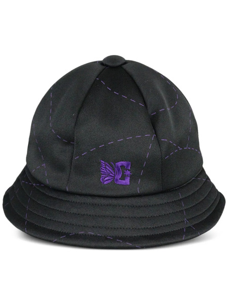  Needles Bermuda Embroidered-logo Bucket Hat - Black 