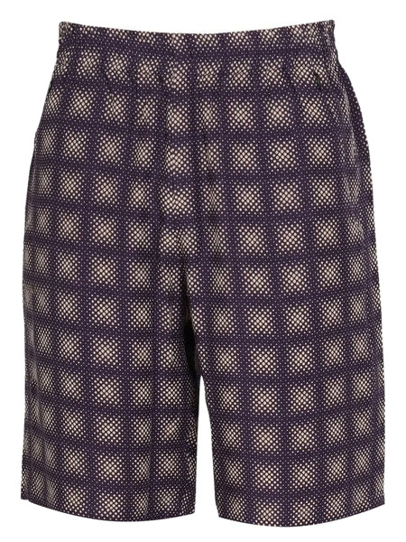  Needles Checked Bermuda Shorts - Purple 