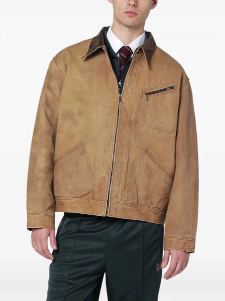  Needles Contrast-collar Jacket - Brown 