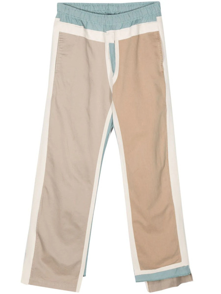  Needles Patchwork Design Straight-leg Trousers - Neutrals 