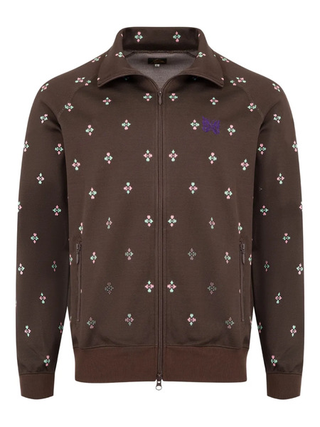  Needles Pattern Sweatshirt - Brown 