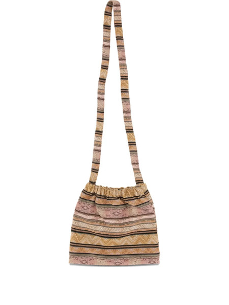 Needles Patterned Messenger Bag - Pink 