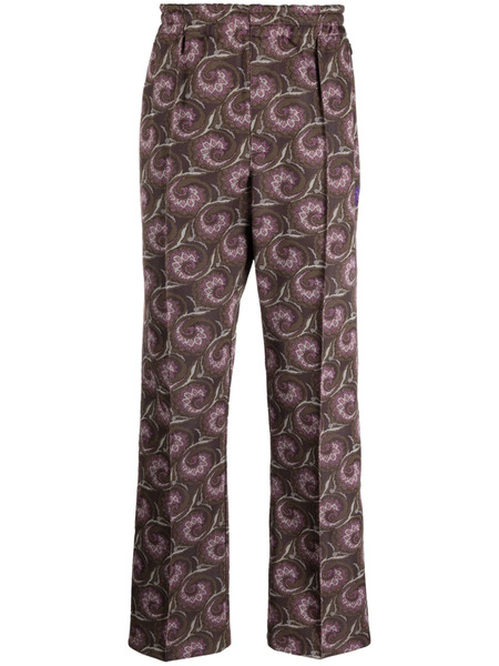  Needles Pintuck Bold-checked Trousers - Brown 