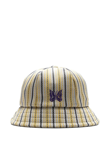  Needles Striped Butterfly Bucket Hat - Grey 