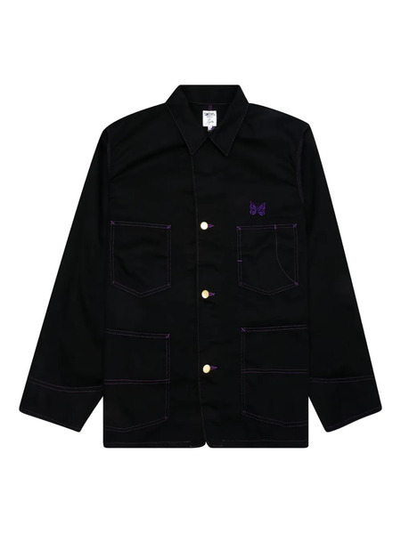  Needles Twill Shirt Jacket - Black 