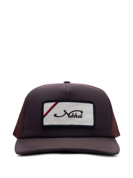  Neighborhood Logo-patch Baseball Cap - Brown 