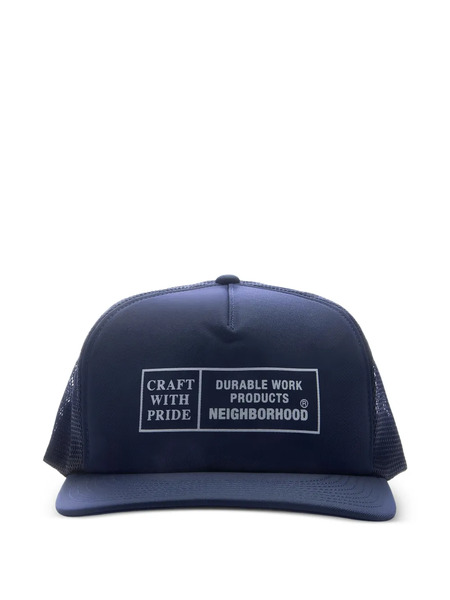  Neighborhood Mesh Logo Cap - Blue 