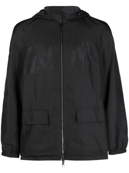  Neil Barrett Camouflage Reversible Bomber Jacket - Black 
