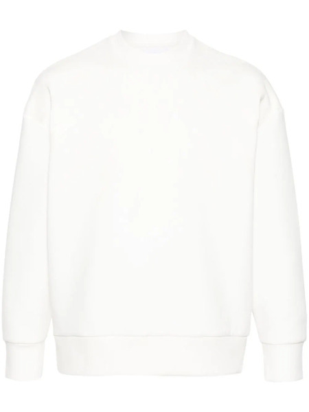 Neil Barrett Thunderbolt-print Scuba-jersey Sweatshirt - White 