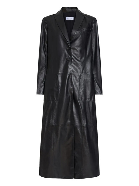  Nells Nelson Delphine Leather Coat - Black 