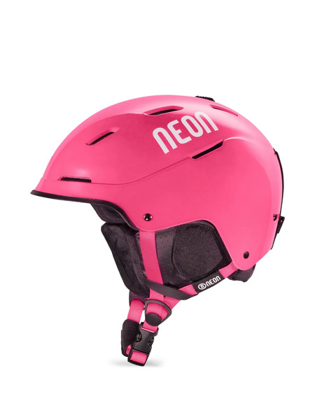  Neon Logo-detail Helmet - Pink 