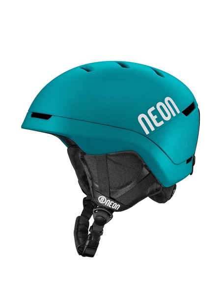  Neon Padded Chin Strap Helmet - Blue 