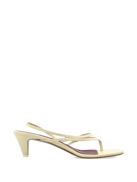 Neous Open-toe Leather Sandals - Neutrals 