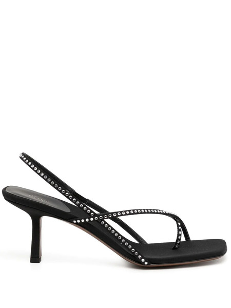  Neous Shamali Strap-design 65mm Sandals - Black 
