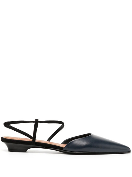  Neous Slingback Leather Sandals - Blue 