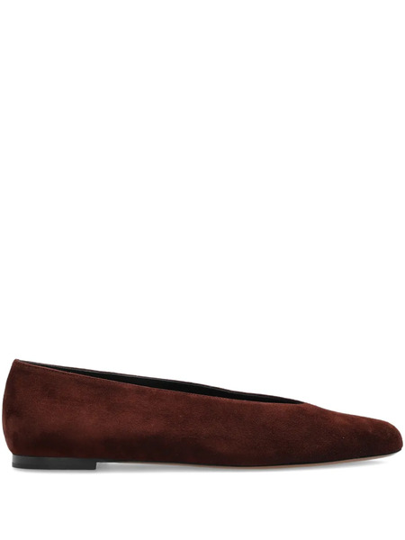  Neous Suede Pointed-toe Flats - Brown 
