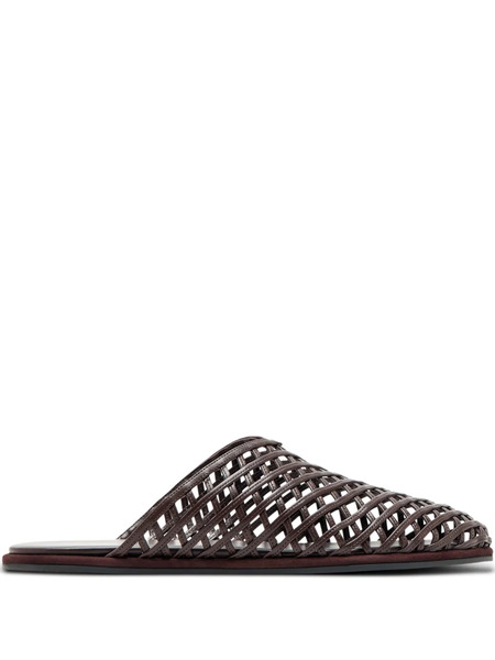  Neous Woven Leather Sandals - Brown 