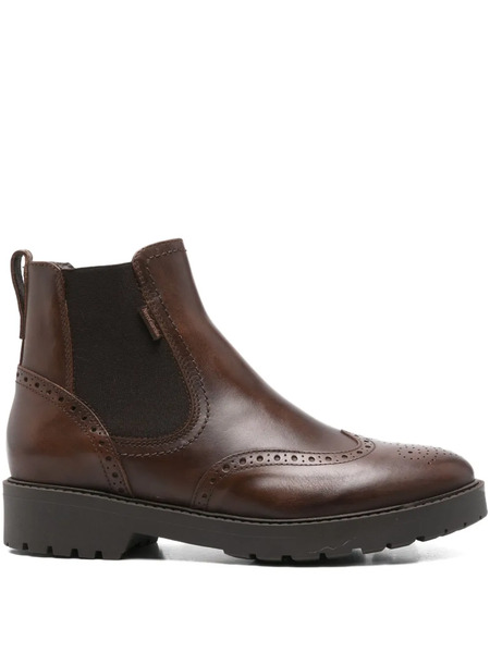  Nero Giardini Elastic-panel Leather Boots - Brown 