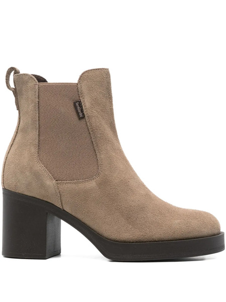  Nero Giardini Leather Chelsea Boots - Neutrals 