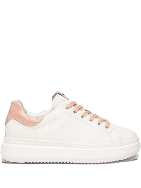  Nero Giardini Leather Sneakers - White 