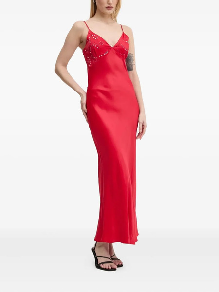  Never Fully Dressed Embellished Maxi Dress - Red 
