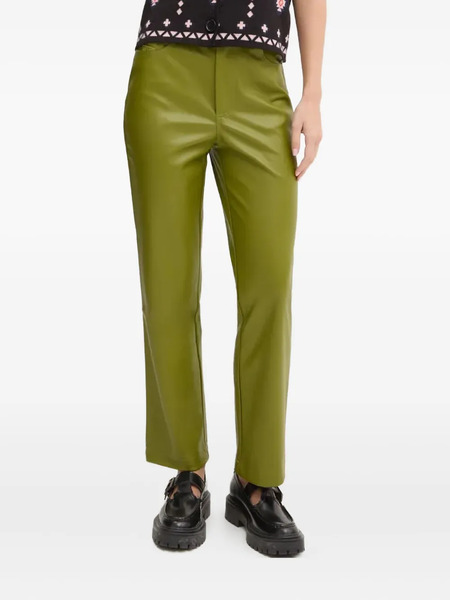  Never Fully Dressed Embroidered-pocket Trousers - Green 