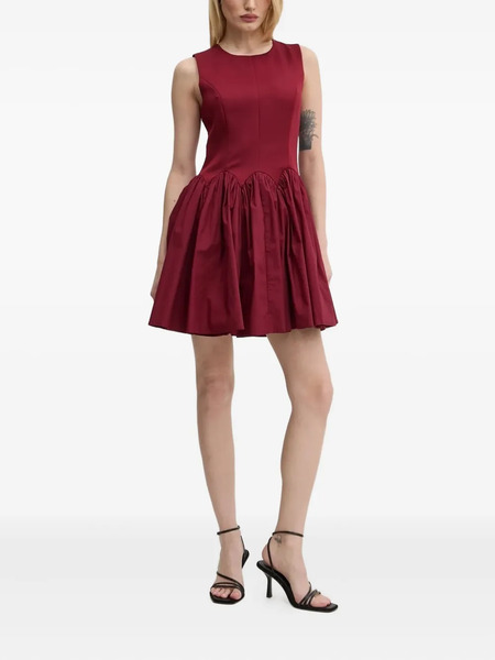  Never Fully Dressed Monika Gathered-skirt Mini Dress 