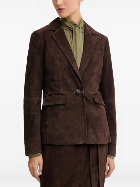  Never Fully Dressed Pocket Button Blazer - Brown 