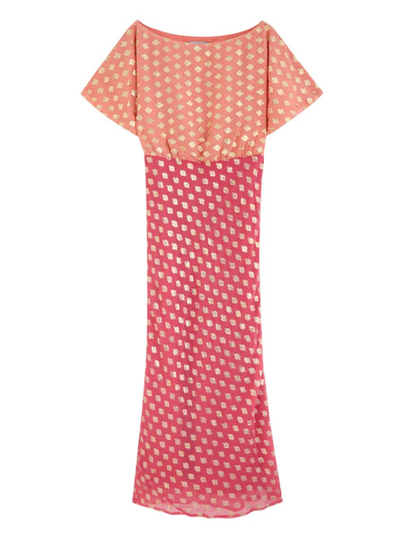  Never Fully Dressed Print Dress - Pink 