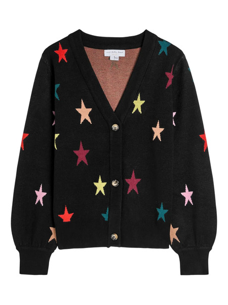  Never Fully Dressed Star-pattern Cardigan - Black 