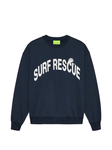  New Amsterdam Crew-neck Printed Sweatshirt - Blue 