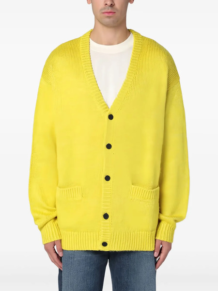 New Amsterdam Linen-blend Cardigan - Yellow 