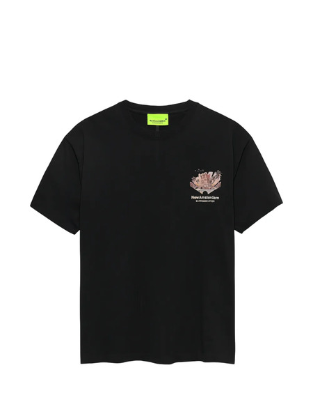 New Amsterdam Tropical Print T-shirt - Black 