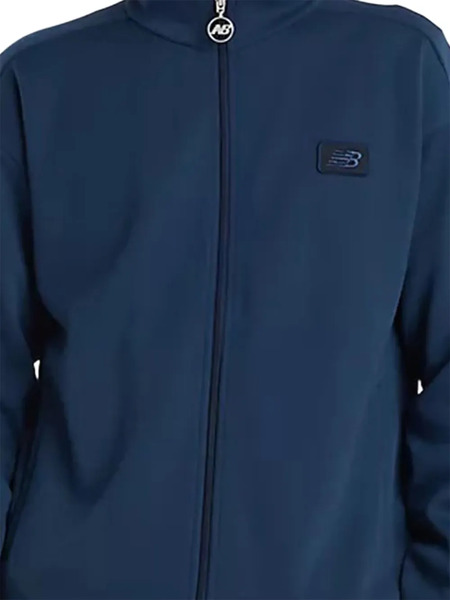  New Balance Logo-patch Sweatshirt - Blue 