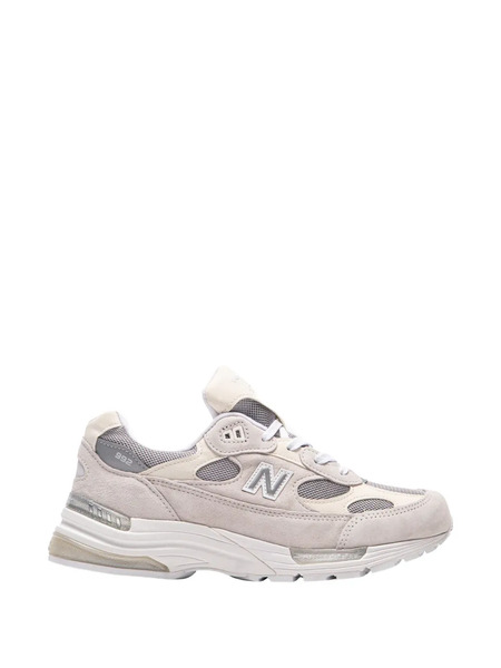  New Balance 992 Mesh Leather Sneakers - Neutrals 