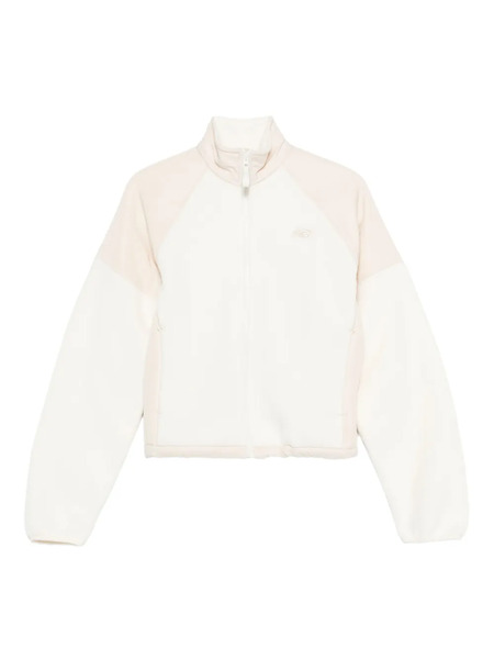  New Balance Panelled Zip Jacket - White 