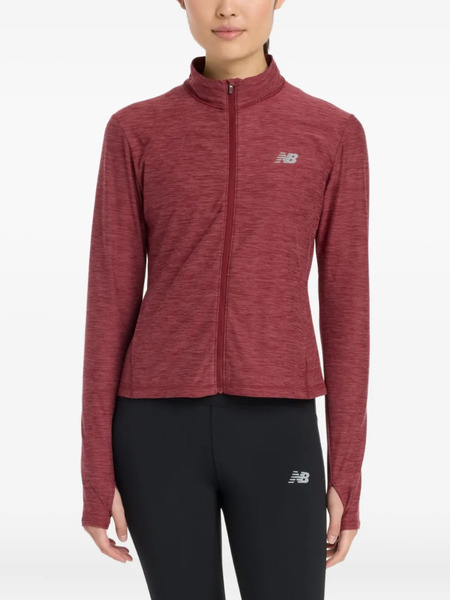  New Balance Space Dye Zip-up Jacket - Red 