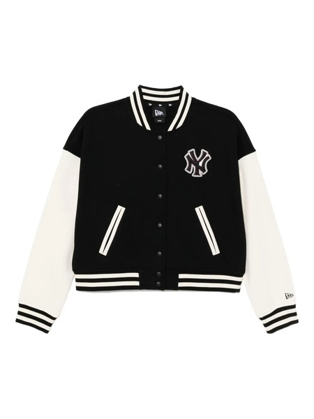  New Era Cap Logo-embroidered Jacket - Black 
