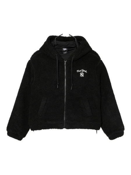  New Era Cap Logo Fleece Jacket - Black 