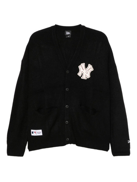  New Era Cap Logo-patch Cardigan - Black 