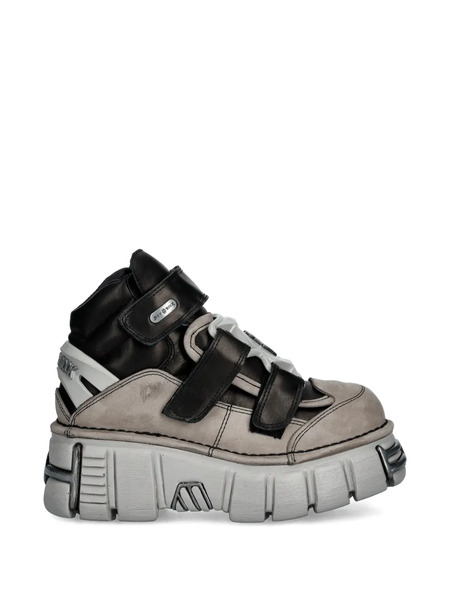 New Rock Alaska Perla, Itali Negro, Tower Platform Sneakers - Neutrals 
