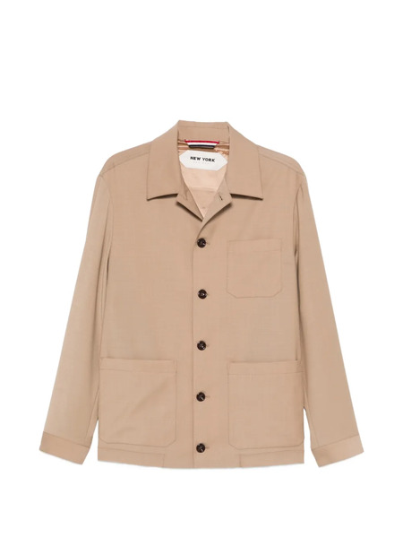  New York Resident Patch-pocket Button Shirt - Neutrals 