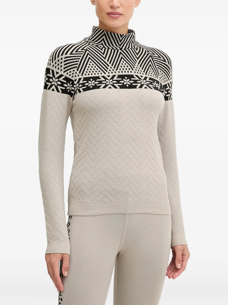  Newland Geometric-patterned Sweater - Neutrals 
