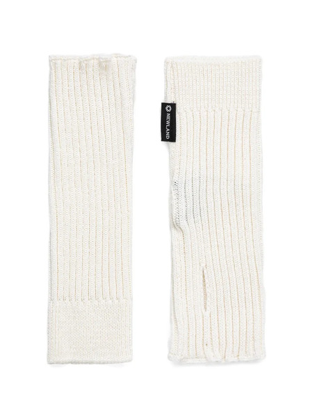  Newland Ribbed Label Gloves - Neutrals 